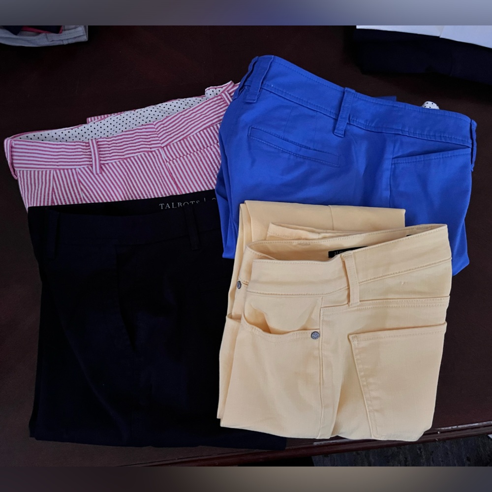4 pair of Talbots pants size 2